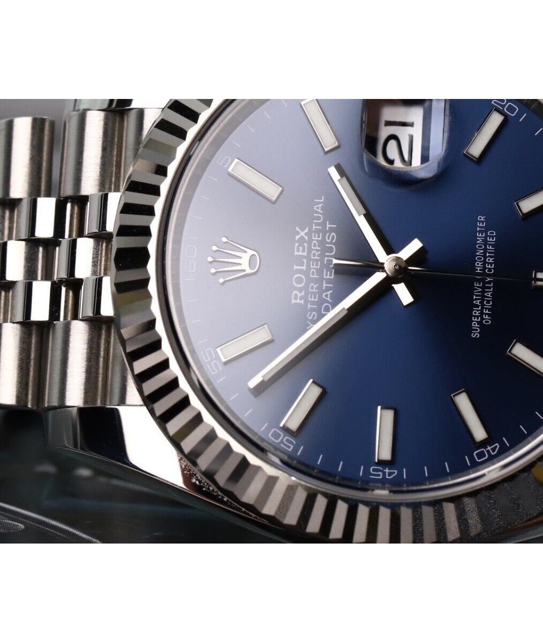 ROLEX Синие часы, фото 4