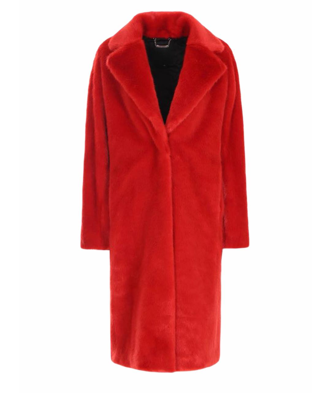 PHILIPP PLEIN Красное полиэстеровое пальто, фото 1