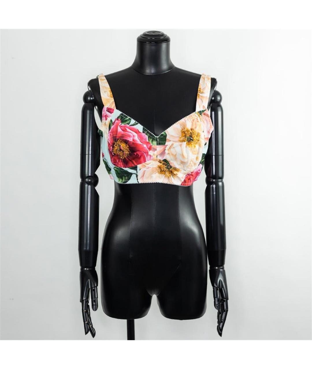 DOLCE&GABBANA Белая хлопковая майка, фото 4