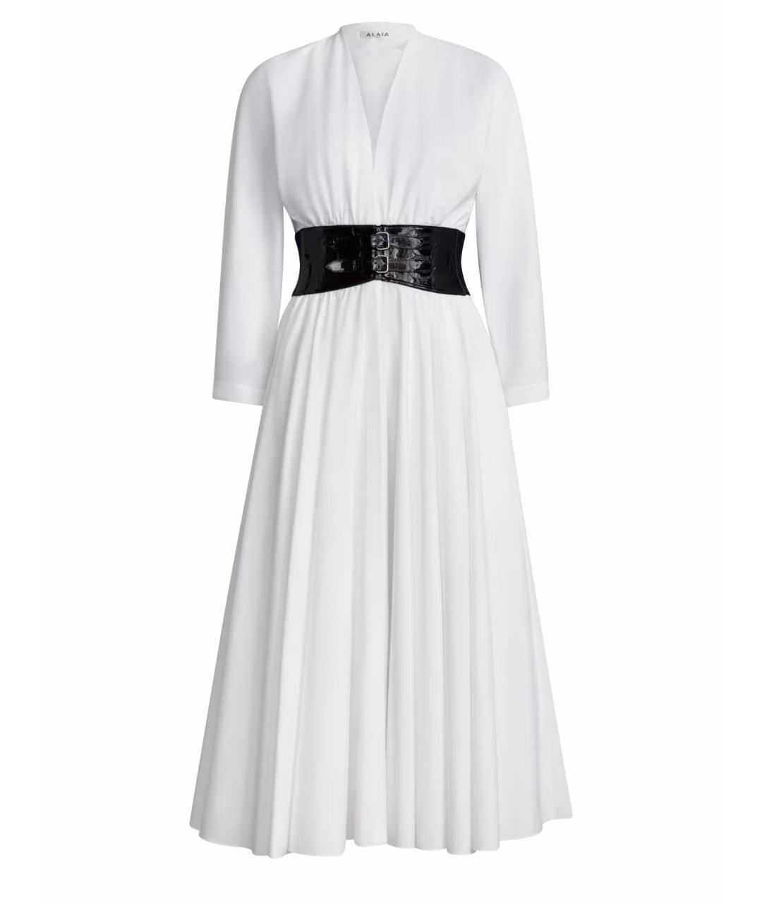 ALAIA Белое повседневное платье, фото 1