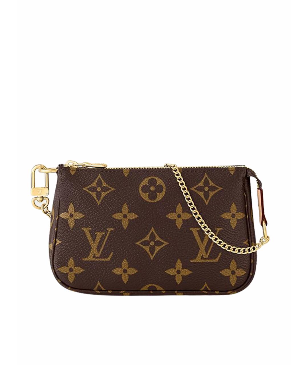 LOUIS VUITTON Коричневая сумка с короткими ручками, фото 1