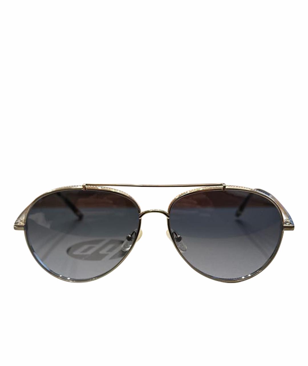 BOUCHERON Темно-синие металлические солнцезащитные очки, фото 1