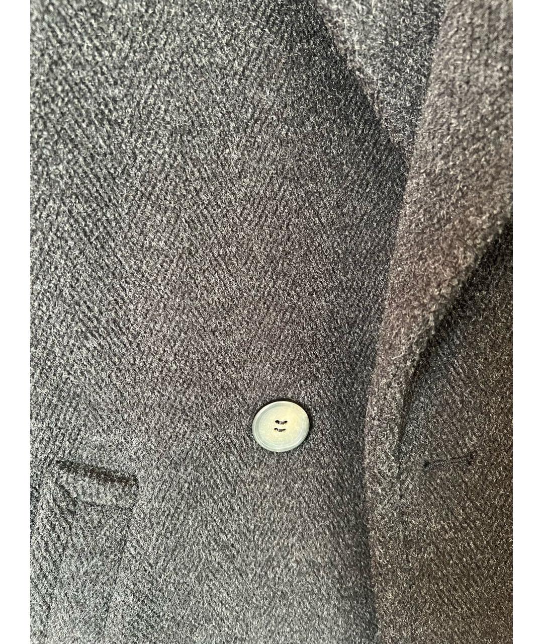 CELINE PRE-OWNED Серое шерстяное пальто, фото 5