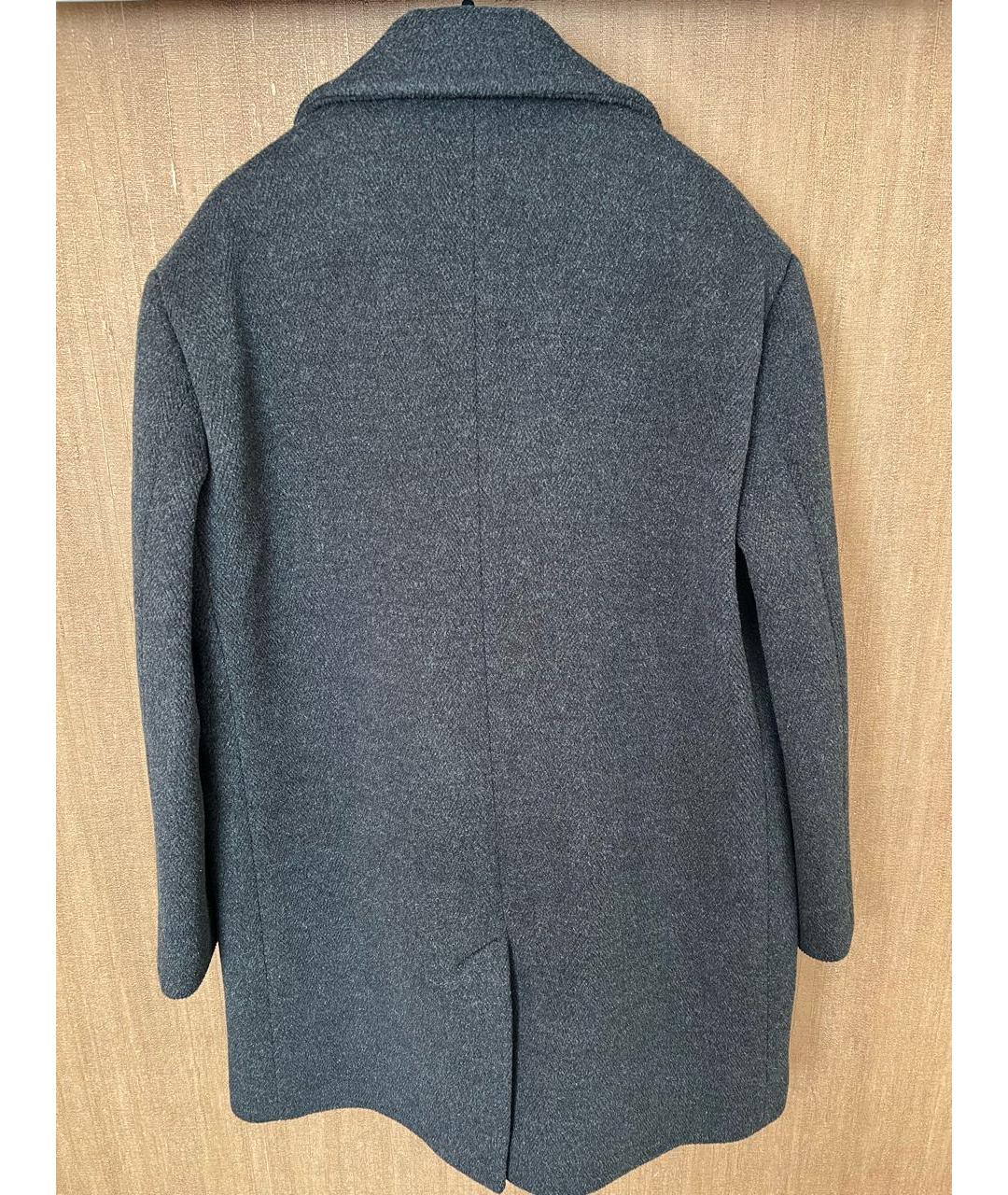 CELINE PRE-OWNED Серое шерстяное пальто, фото 2