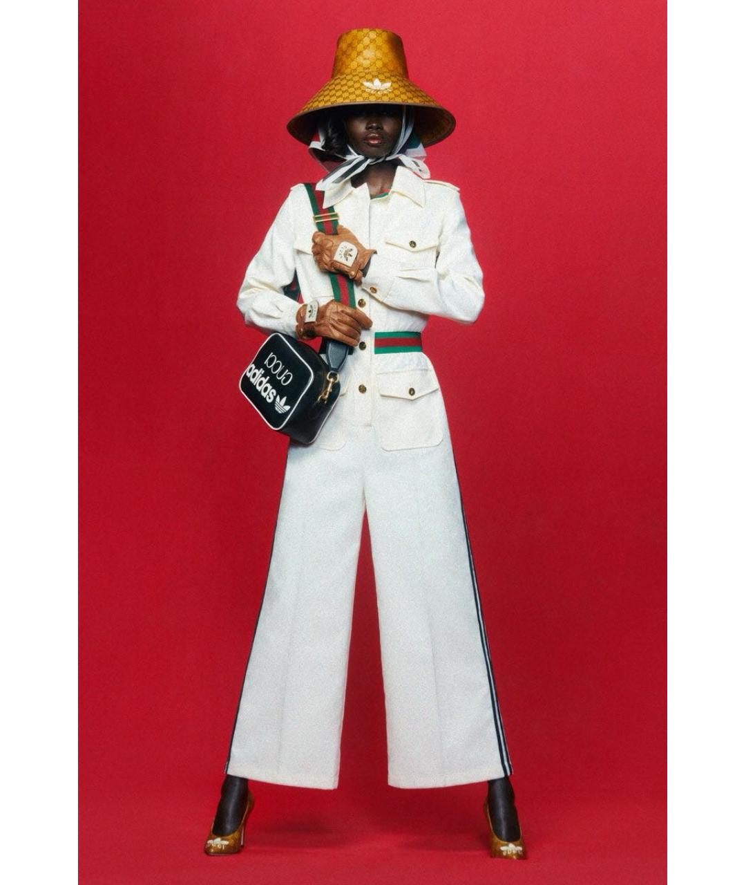 GUCCI Горчичные текстильные туфли, фото 8