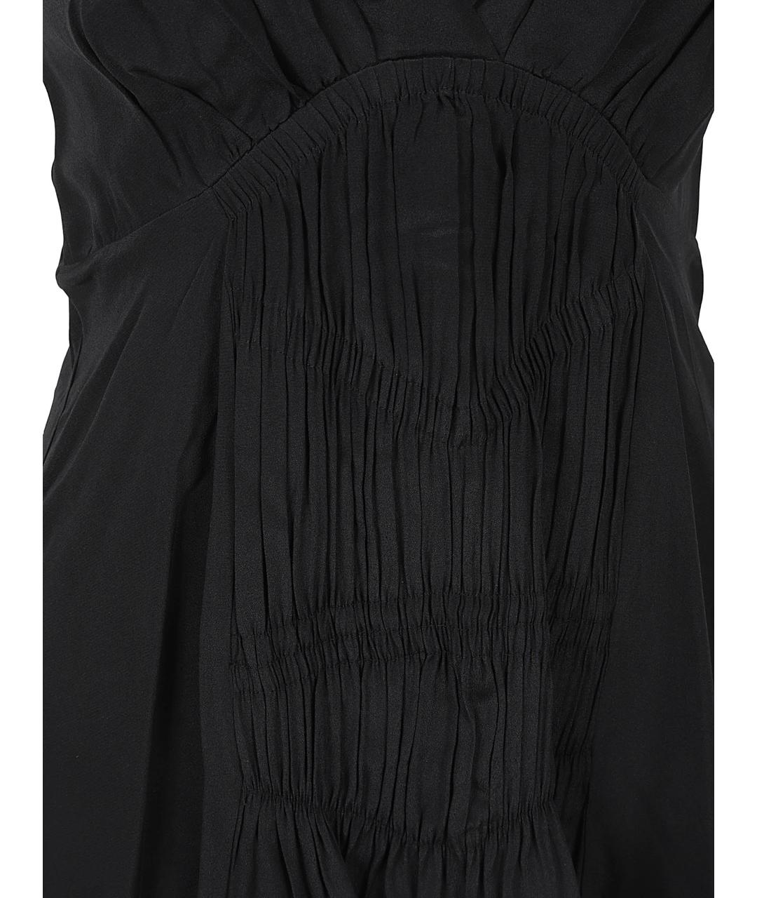 ISABEL MARANT Черное шелковое коктейльное платье, фото 2