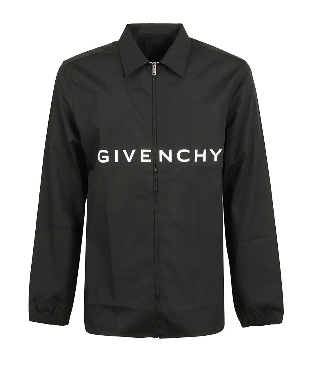 GIVENCHY Черная хлопковая кэжуал рубашка, фото 1