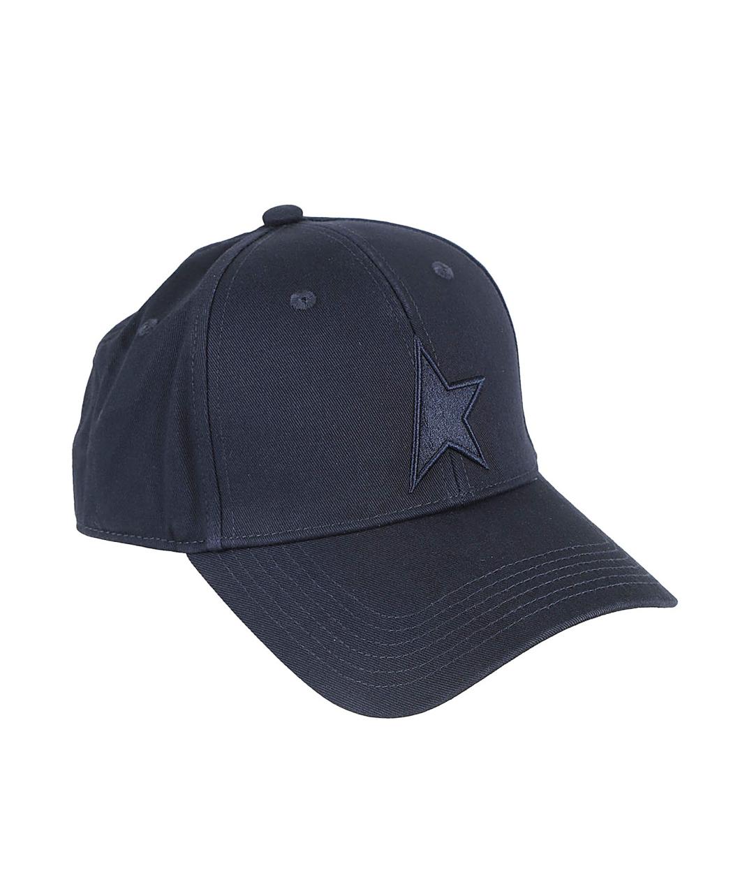 GOLDEN GOOSE DELUXE BRAND Темно-синяя хлопковая кепка/бейсболка, фото 1