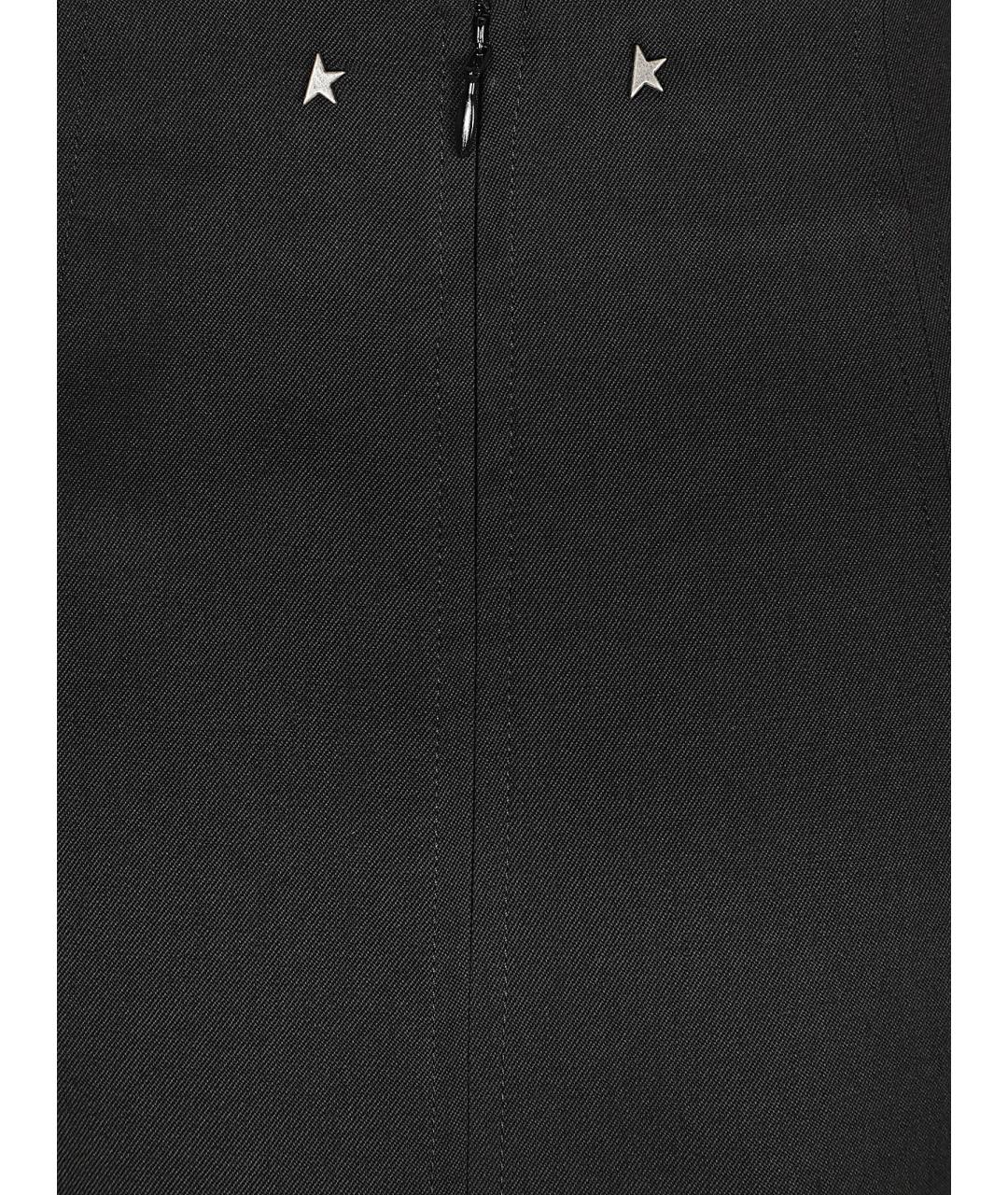 GOLDEN GOOSE DELUXE BRAND Черная юбка миди, фото 4