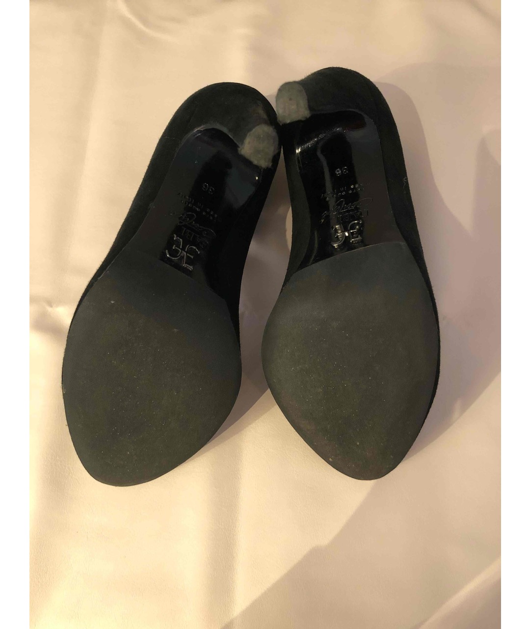 FABIANA FILIPPI Черные замшевые туфли, фото 4