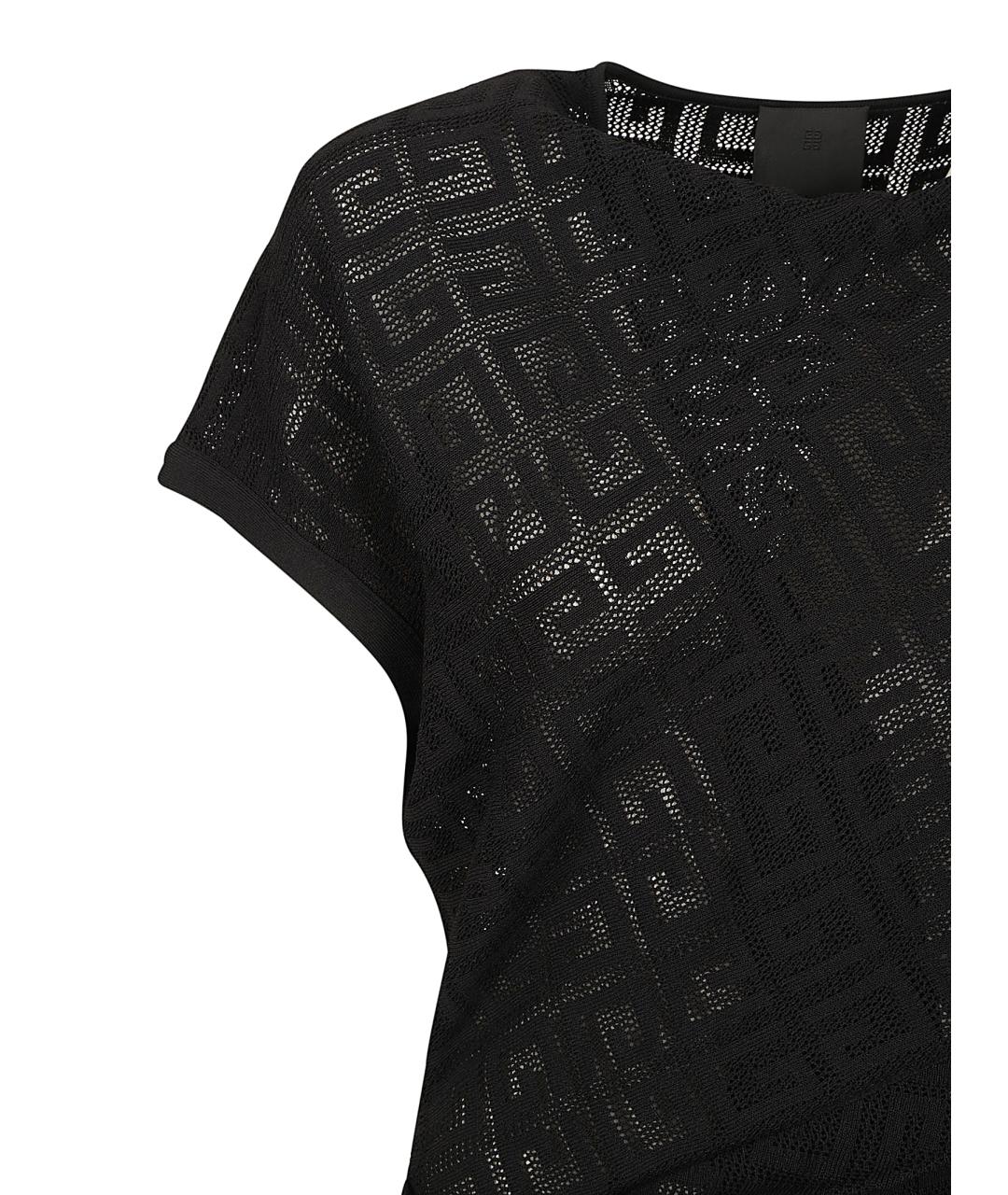 GIVENCHY Черное вискозное повседневное платье, фото 2