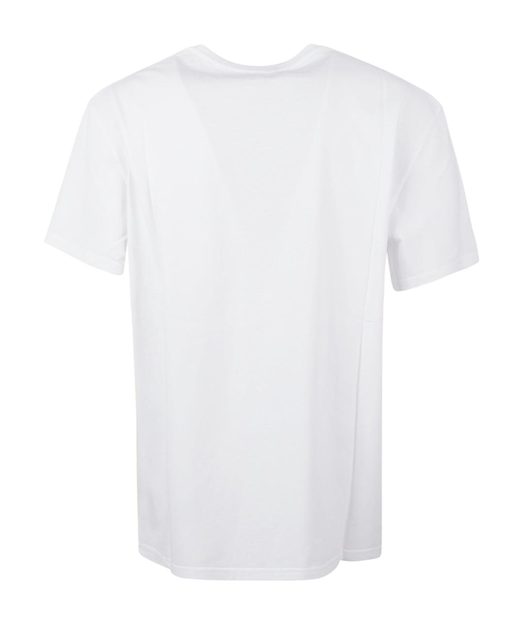 ALEXANDER MCQUEEN Белая хлопковая футболка, фото 2