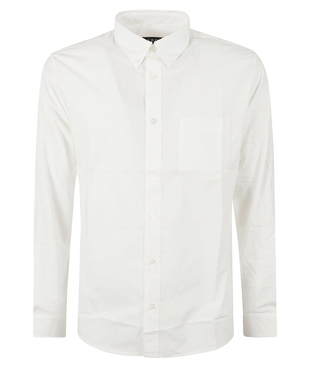 A.P.C. Белая хлопковая кэжуал рубашка, фото 1