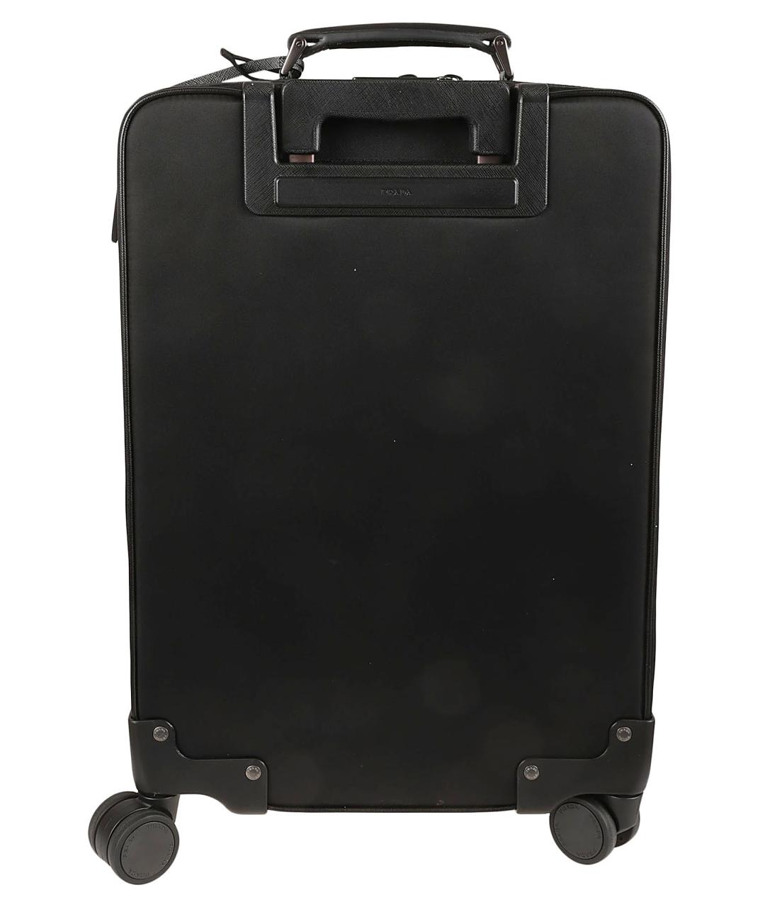PRADA Черный синтетический чемодан, фото 2