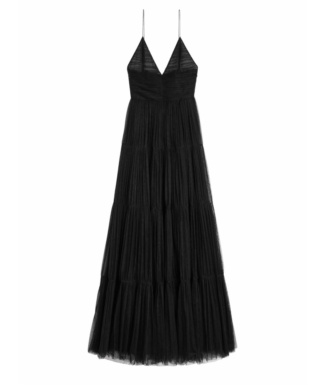 CELINE Черное шелковое вечернее платье, фото 1