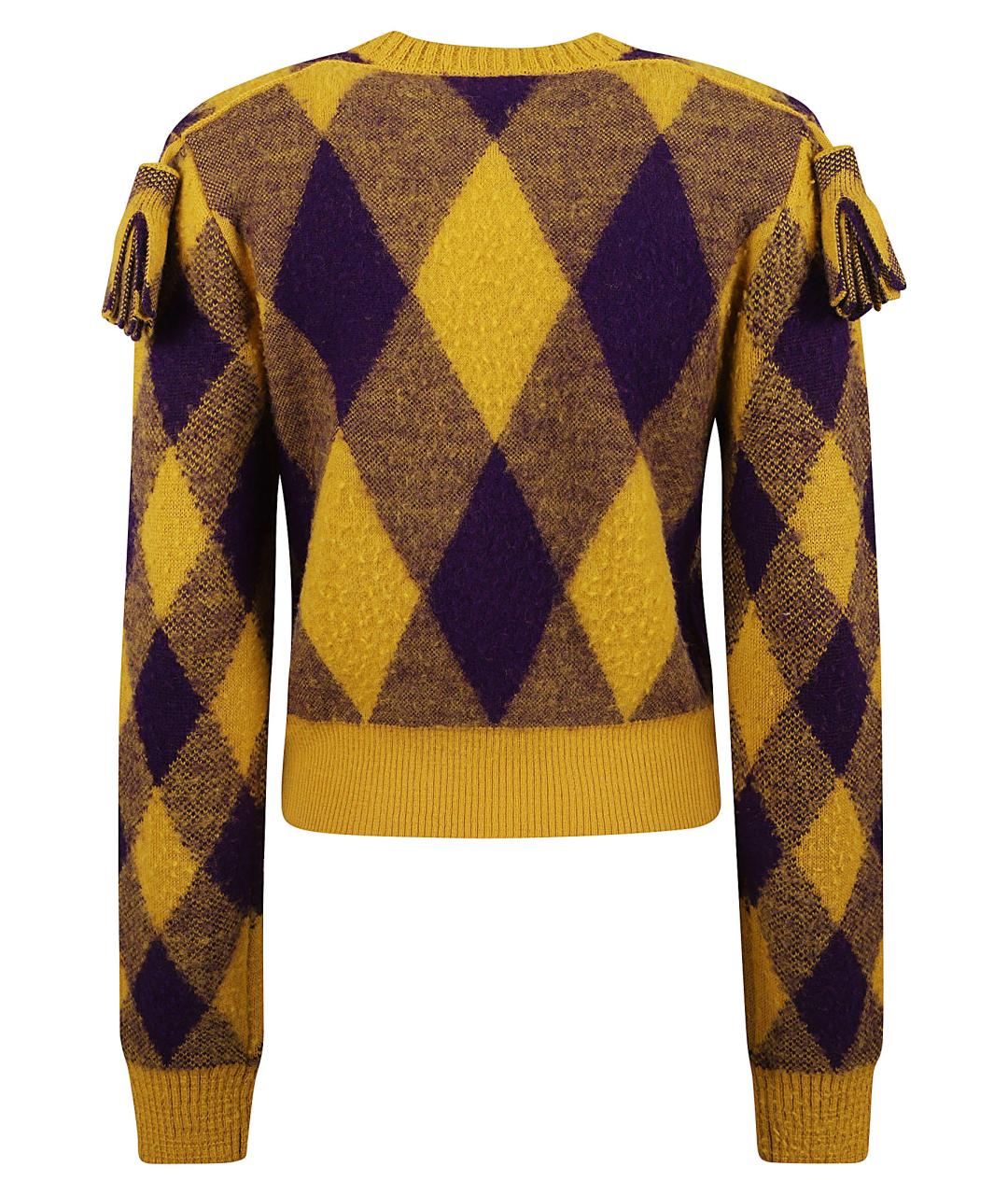 BURBERRY Мульти шерстяной джемпер / свитер, фото 2