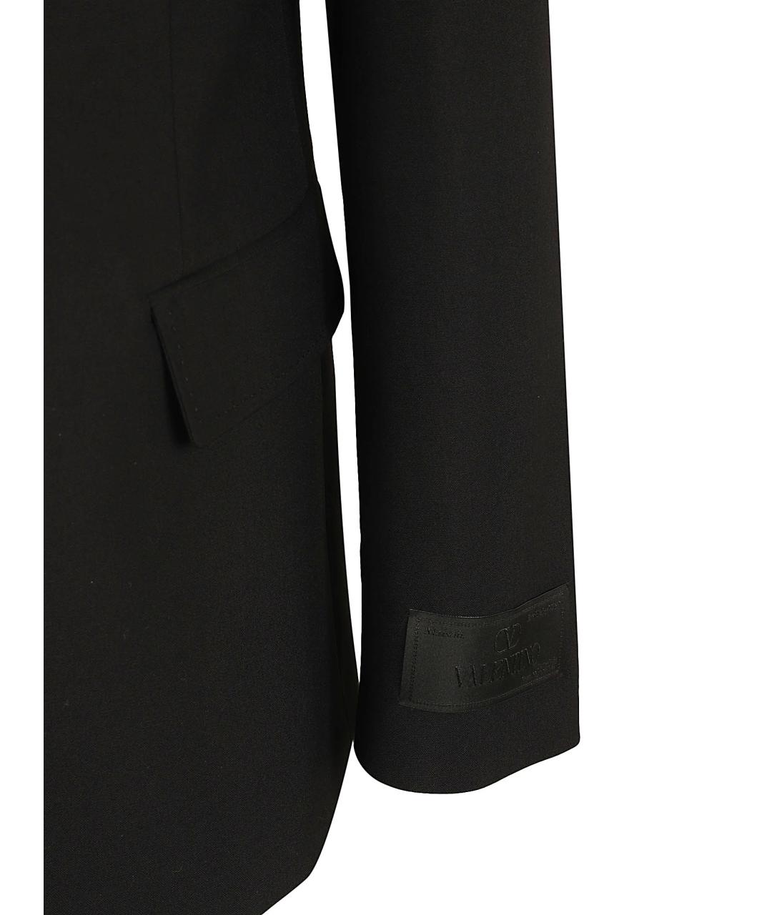 VALENTINO Черный шерстяной пиджак, фото 3