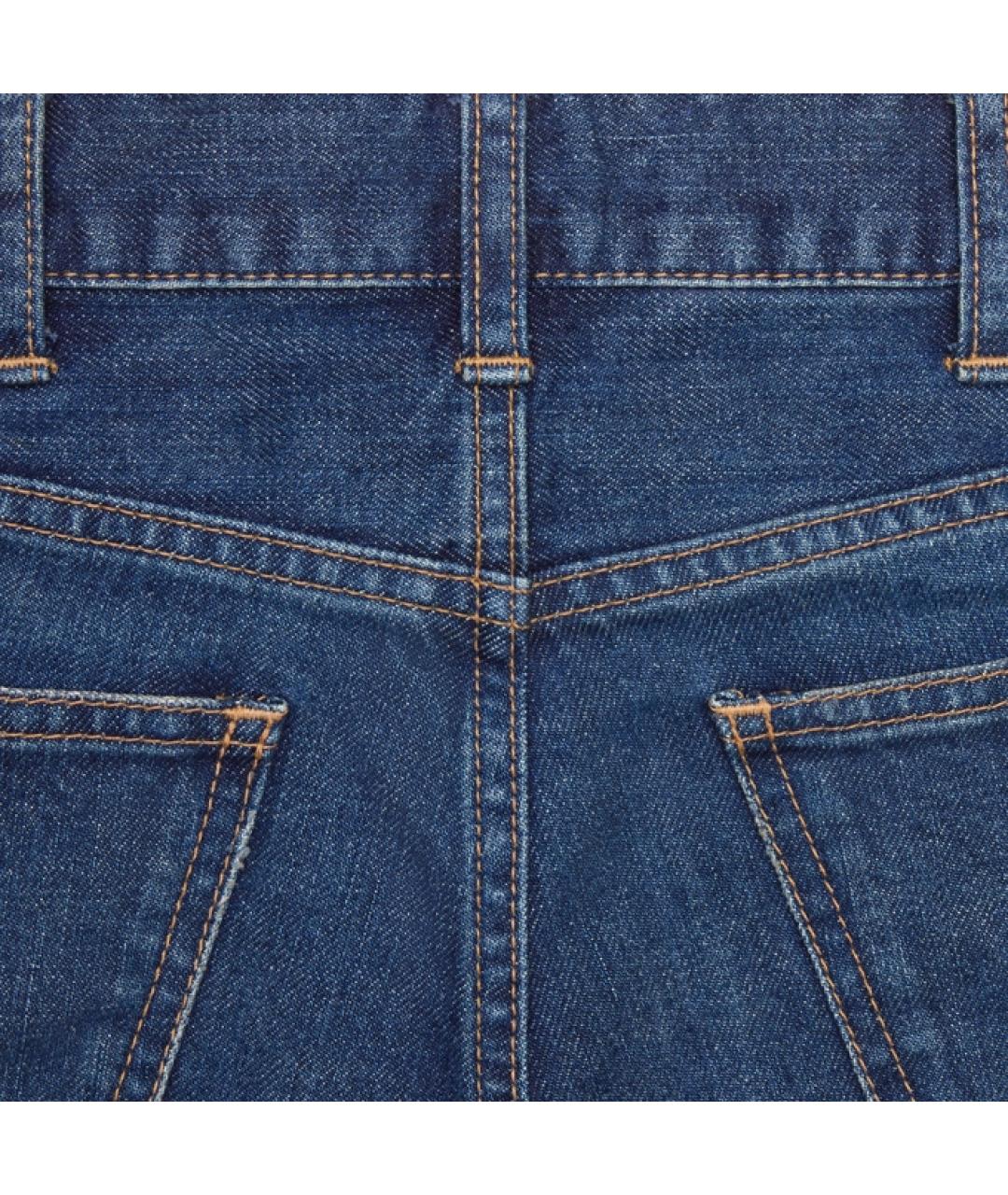 CELINE Синие хлопковые джинсы слим, фото 3