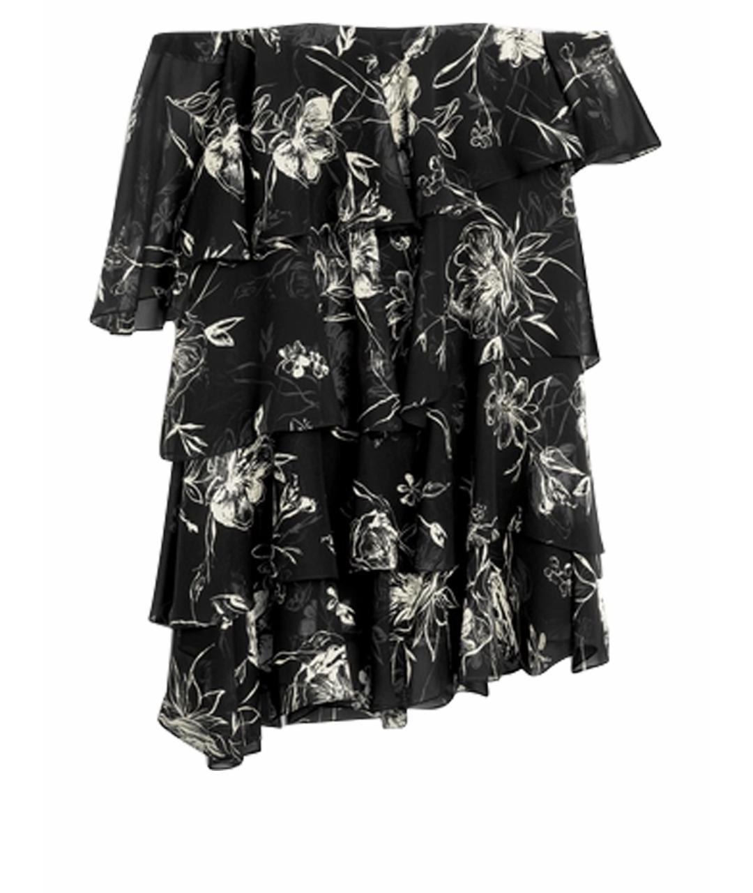 CELINE Черное шелковое коктейльное платье, фото 1