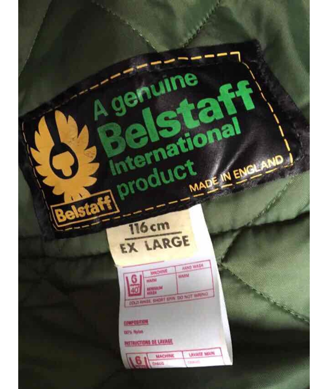 BELSTAFF Зеленая синтетическая куртка, фото 2