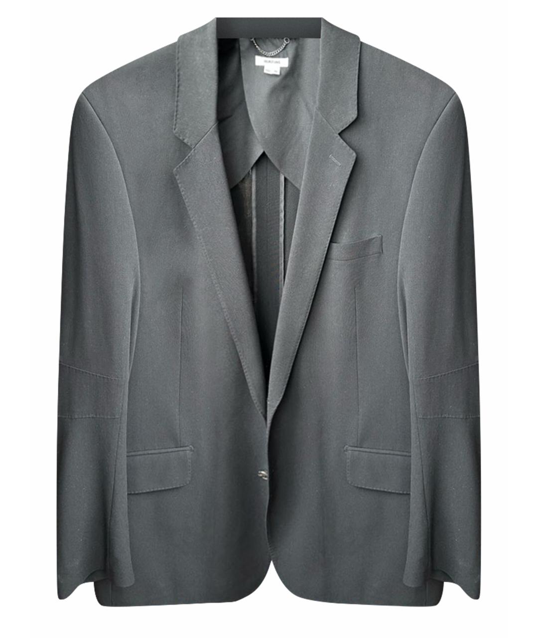 HELMUT LANG Черный шерстяной пиджак, фото 1