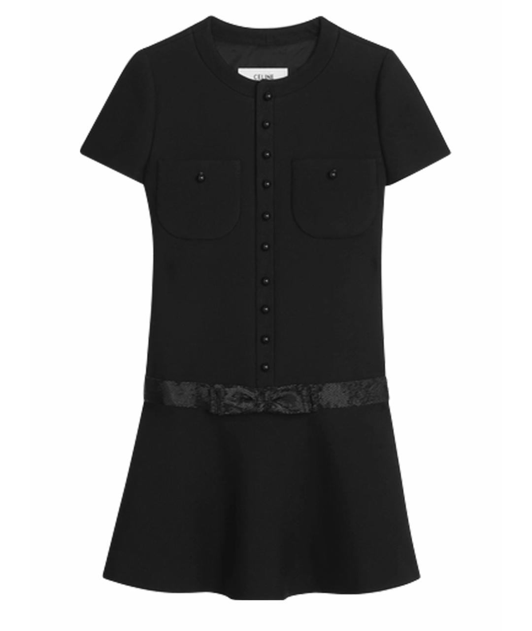 CELINE Черное коктейльное платье, фото 1