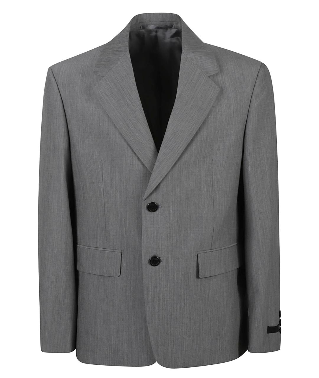 PRADA Серый пиджак, фото 1