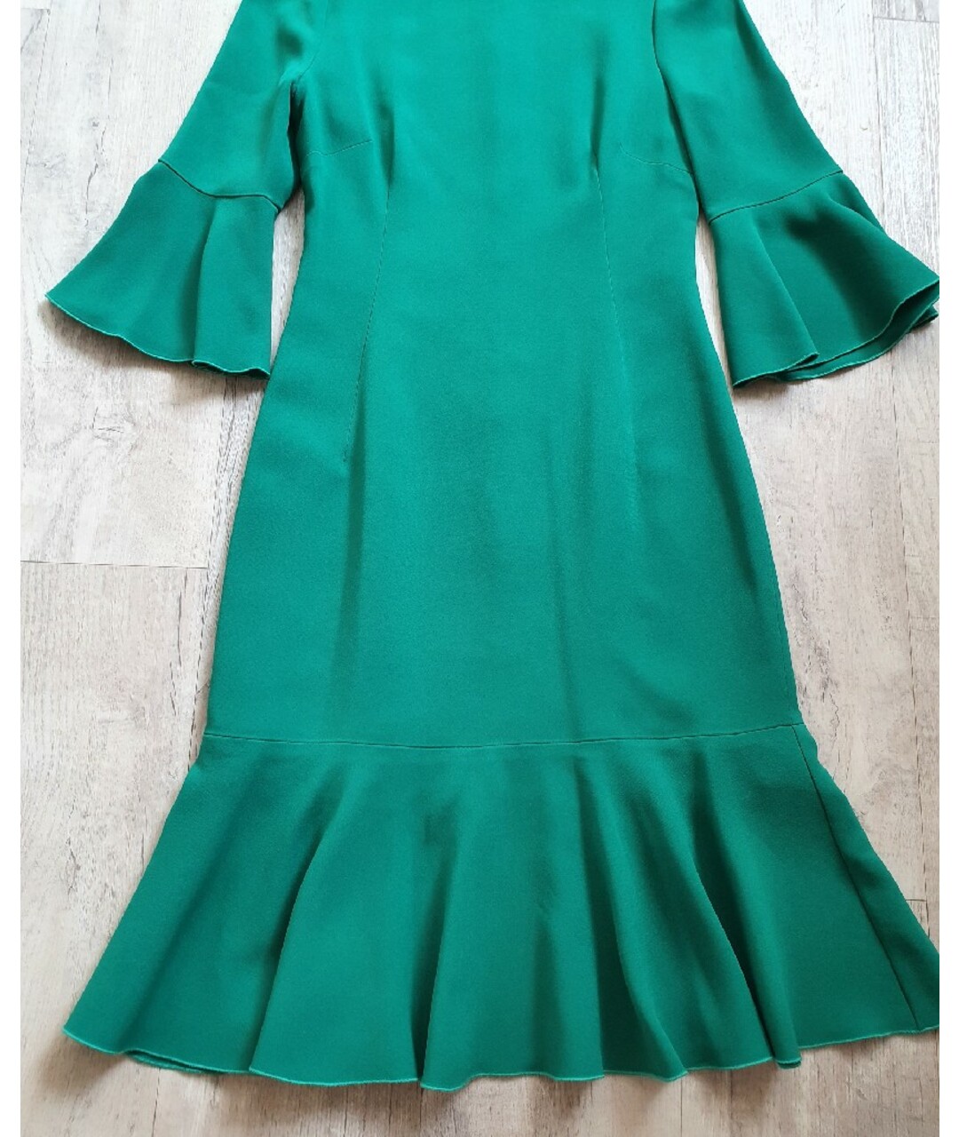 DOLCE&GABBANA Зеленые вискозное повседневное платье, фото 2