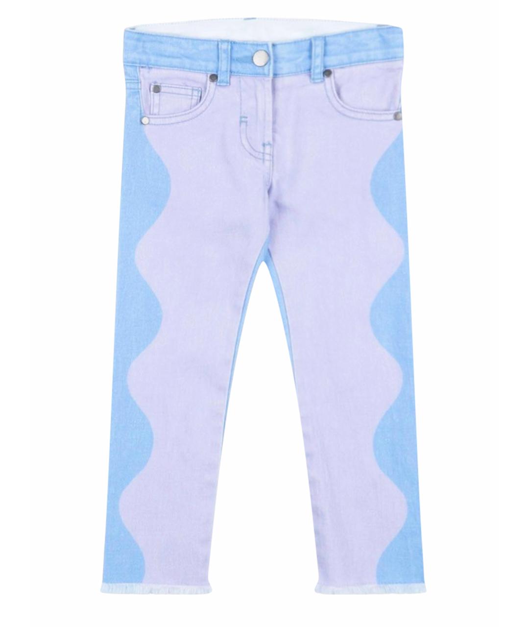 STELLA MCCARTNEY Голубые хлопковые детские джинсы, фото 1