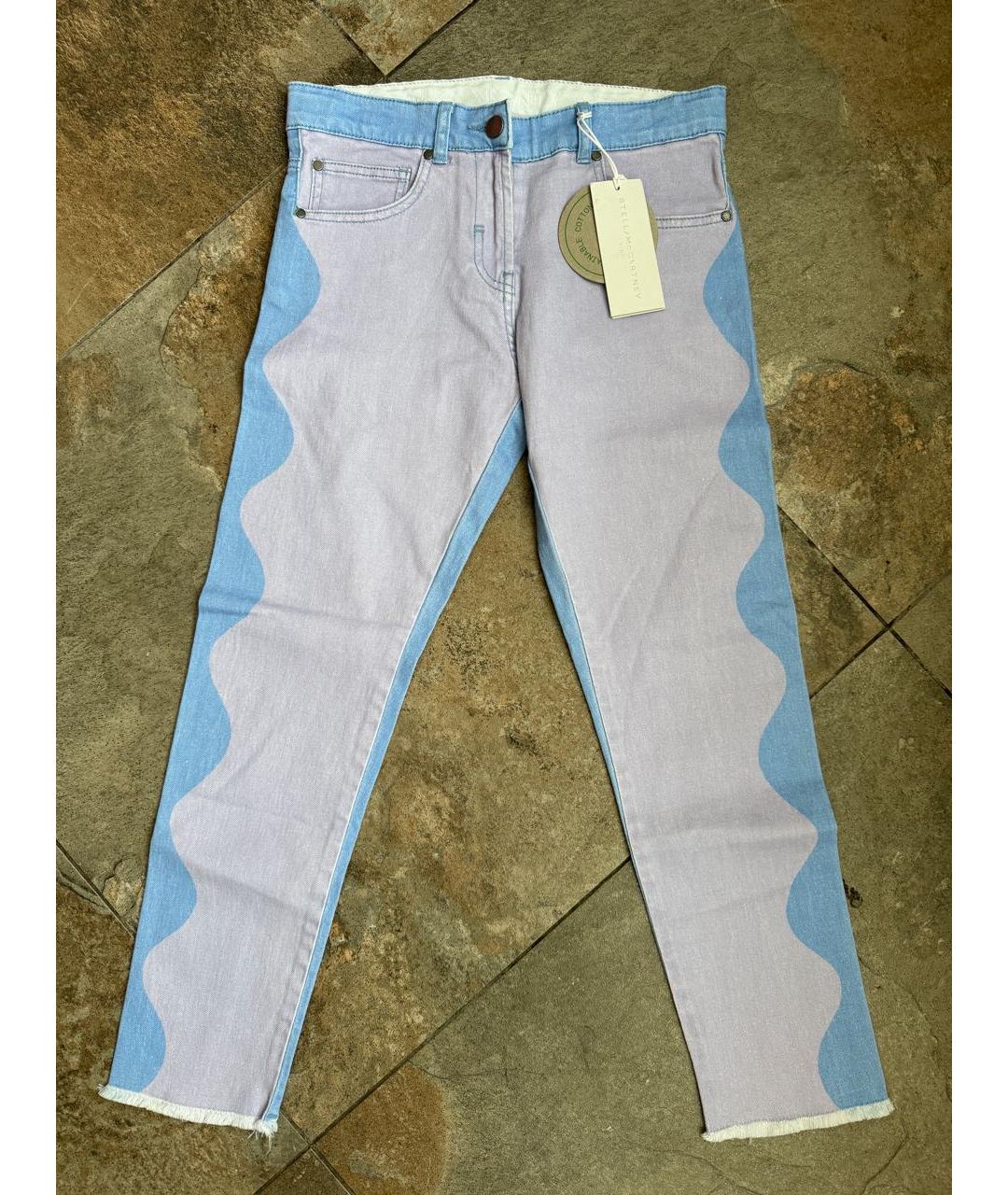 STELLA MCCARTNEY Голубые хлопковые детские джинсы, фото 3