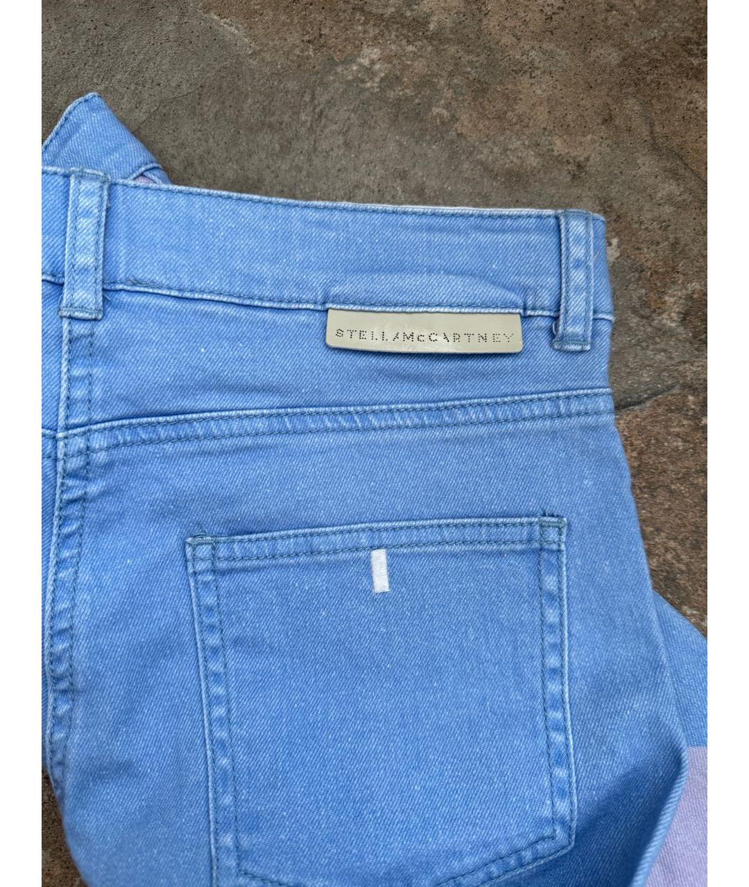 STELLA MCCARTNEY Голубые хлопковые детские джинсы, фото 5