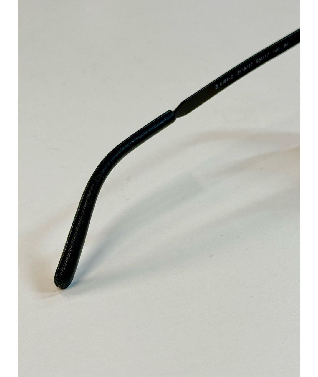BURBERRY Черные металлические солнцезащитные очки, фото 4