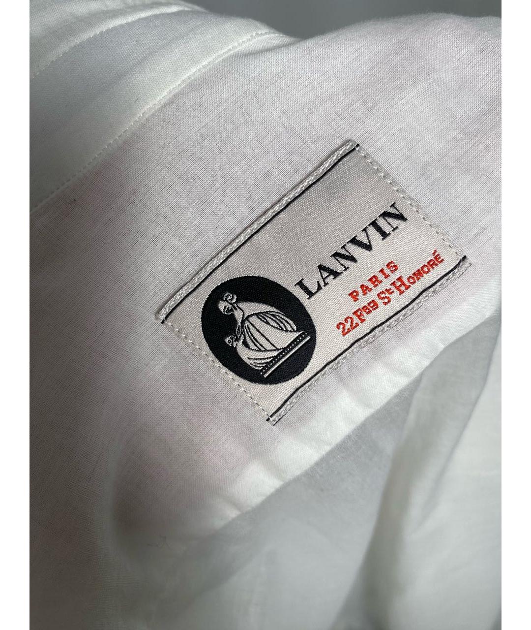 LANVIN Белая рубашка, фото 4