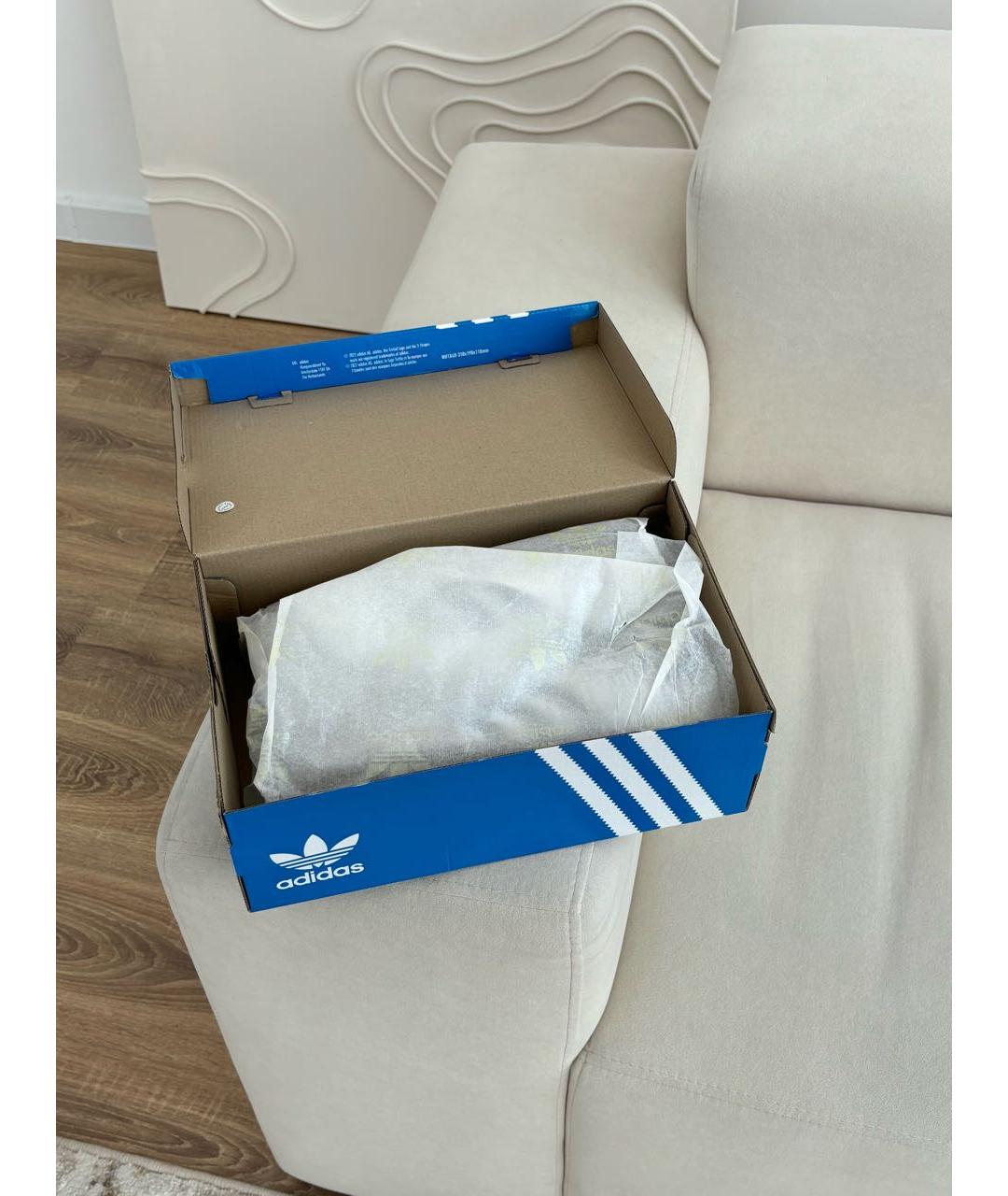 ADIDAS Белые кожаные кеды, фото 7