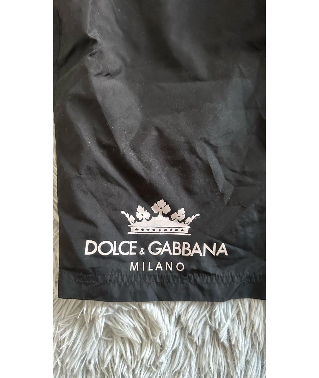 DOLCE&GABBANA Черные шорты, фото 4