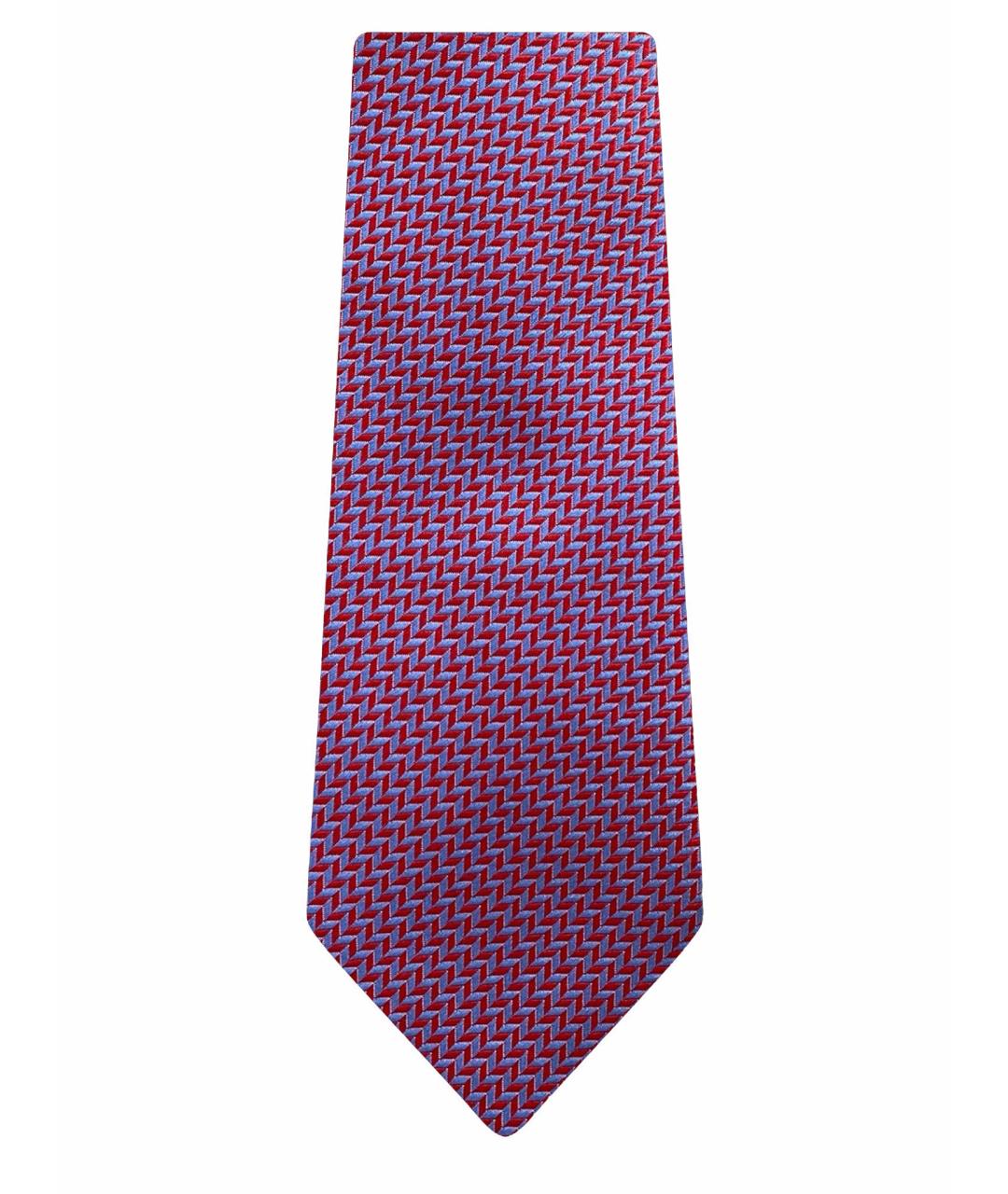 SAINT LAURENT Розовый шелковый галстук, фото 1