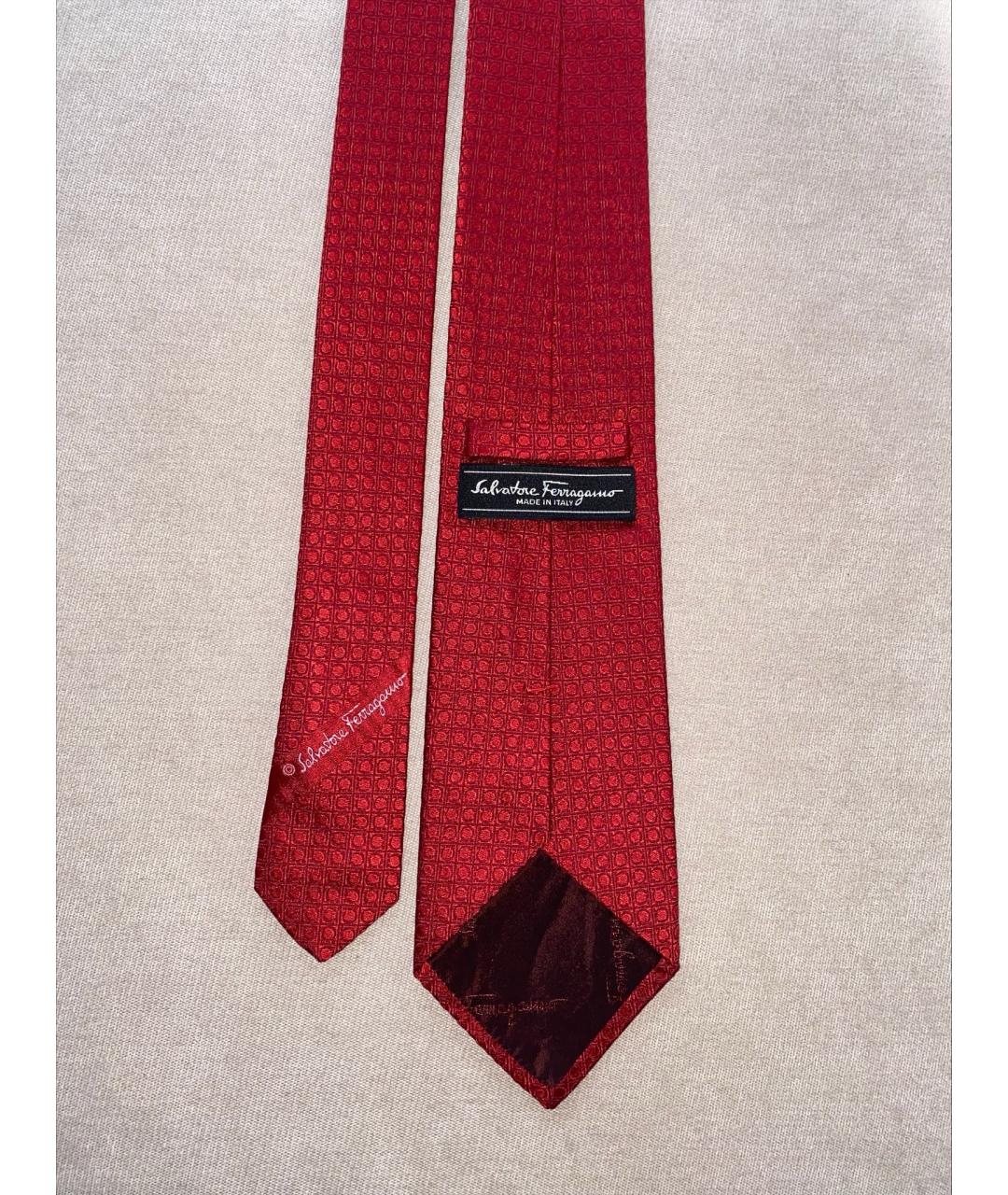 SALVATORE FERRAGAMO Красный галстук, фото 2
