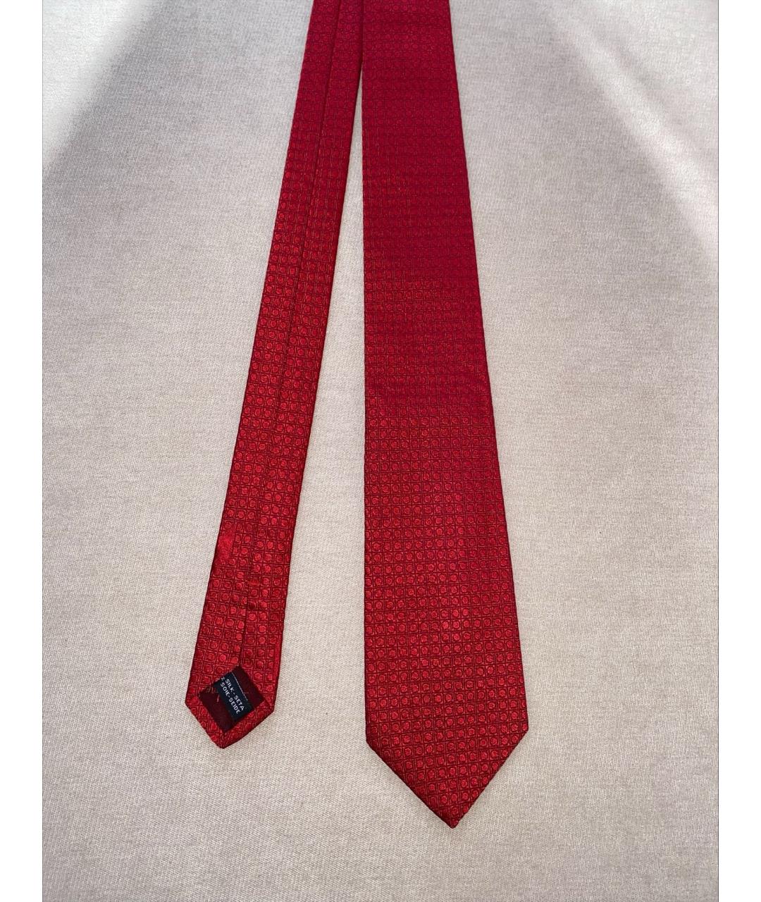 SALVATORE FERRAGAMO Красный галстук, фото 6