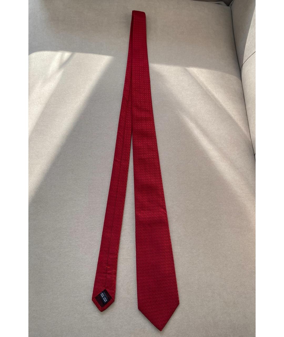 SALVATORE FERRAGAMO Красный галстук, фото 3