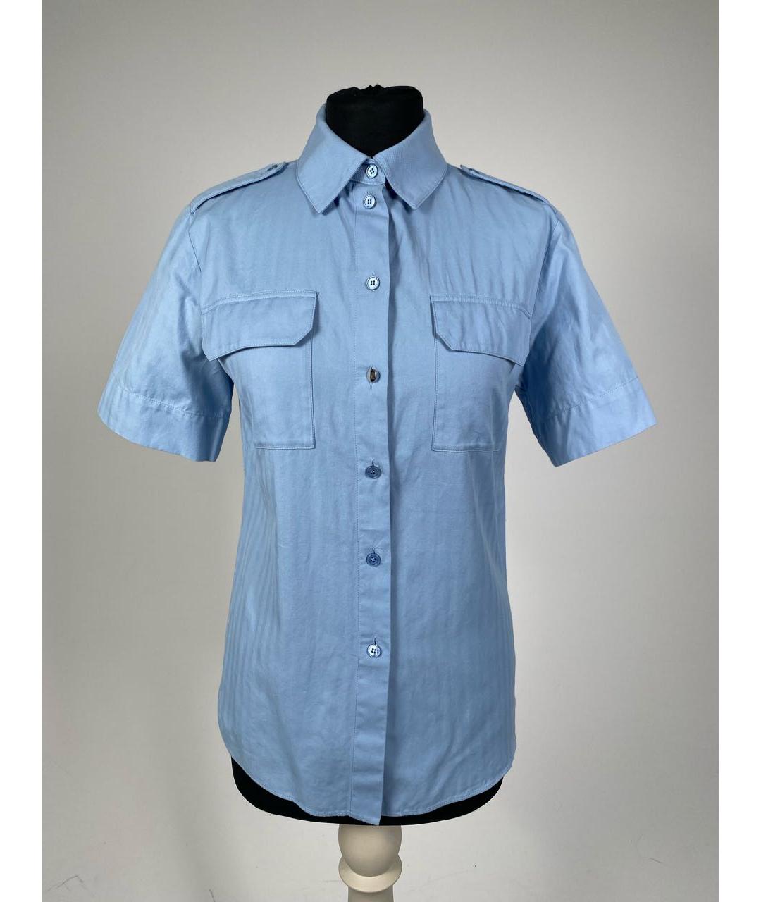 STELLA MCCARTNEY Голубая хлопковая рубашка, фото 7