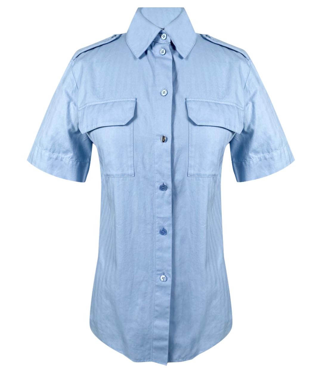 STELLA MCCARTNEY Голубая хлопковая рубашка, фото 8