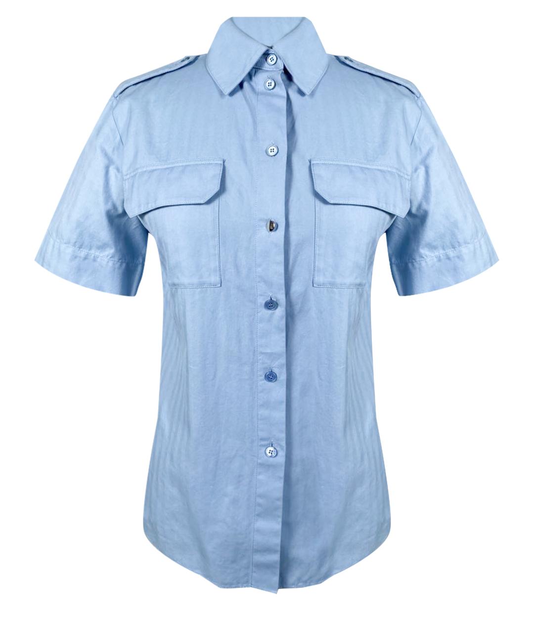 STELLA MCCARTNEY Голубая хлопковая рубашка, фото 1