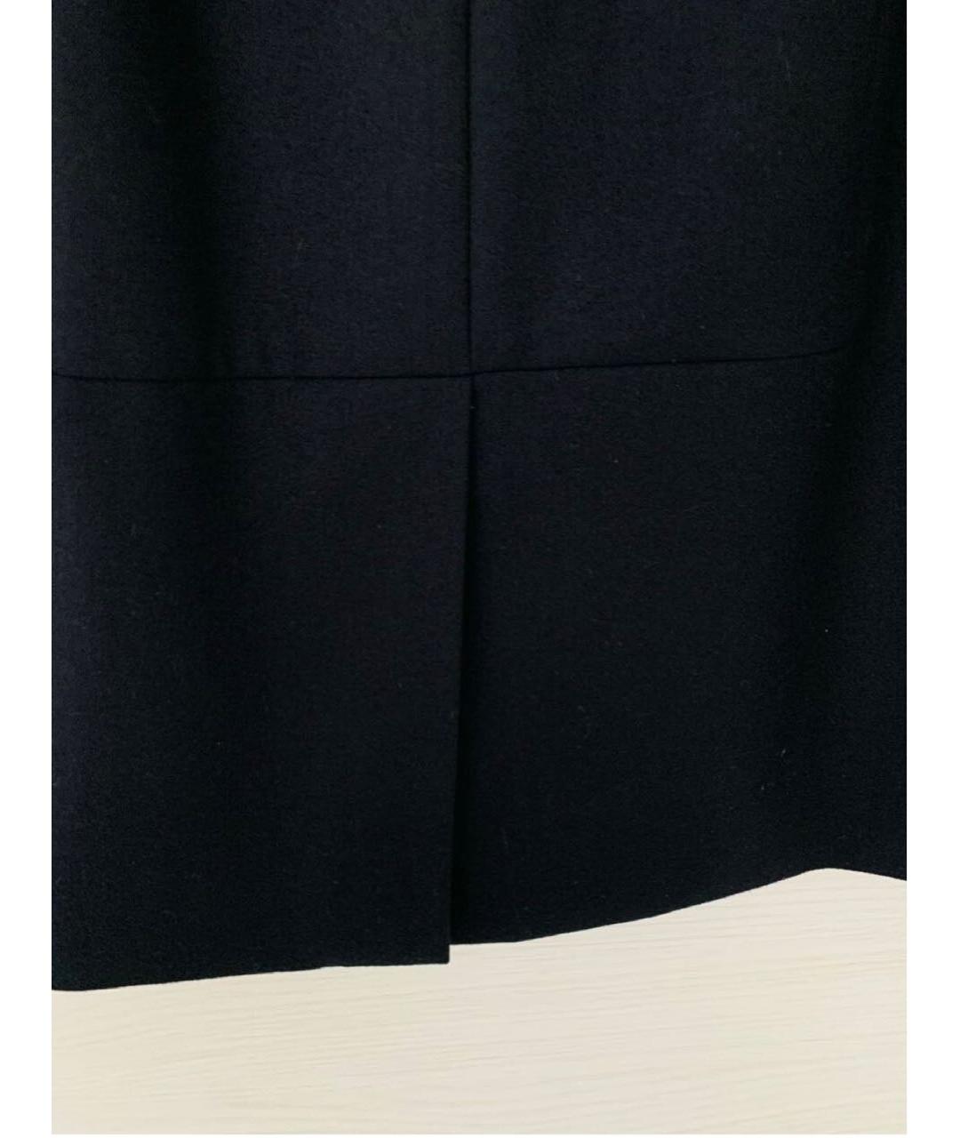 SAINT LAURENT Черная шерстяная юбка миди, фото 5