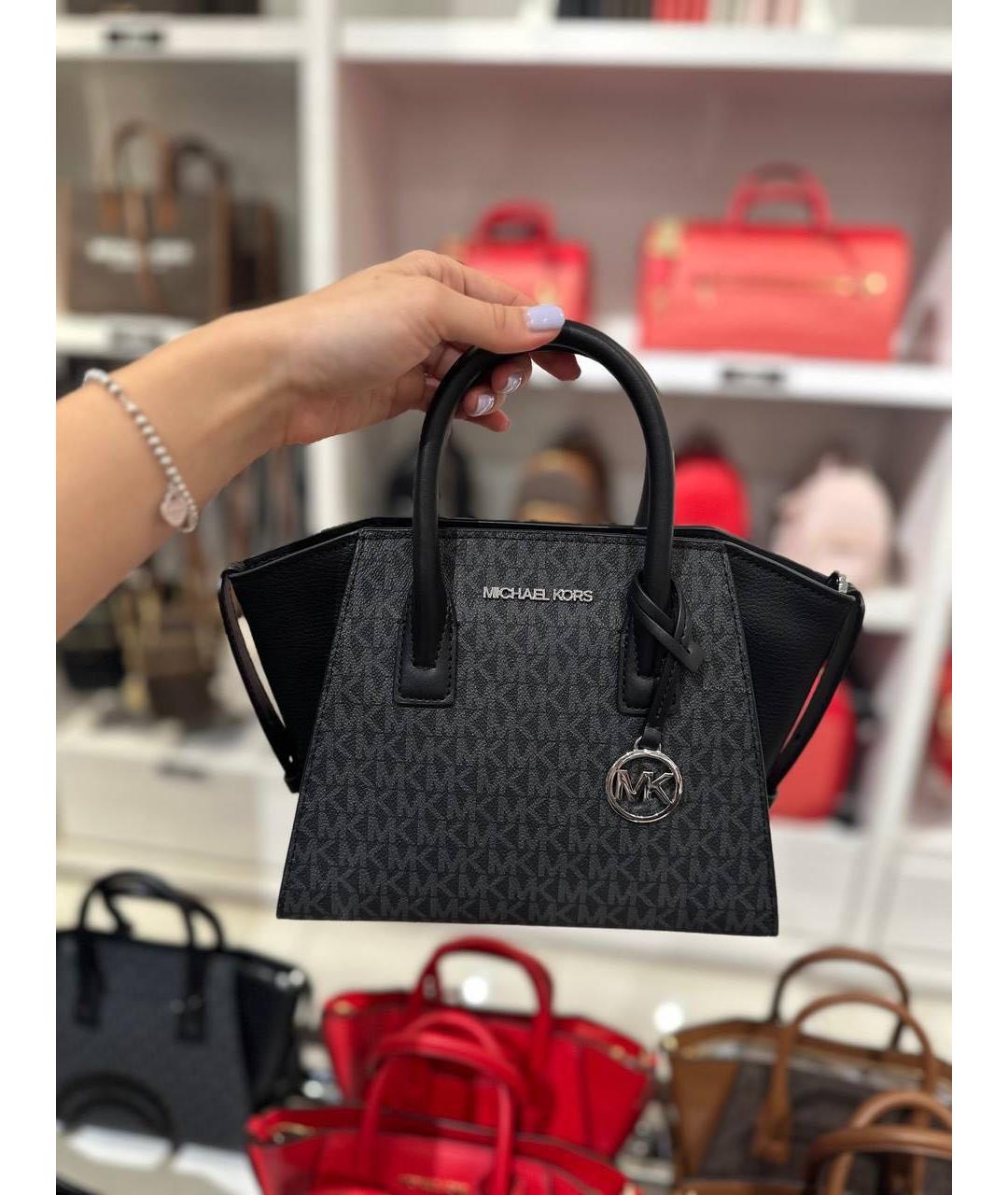 MICHAEL KORS Черная сумка с короткими ручками, фото 3