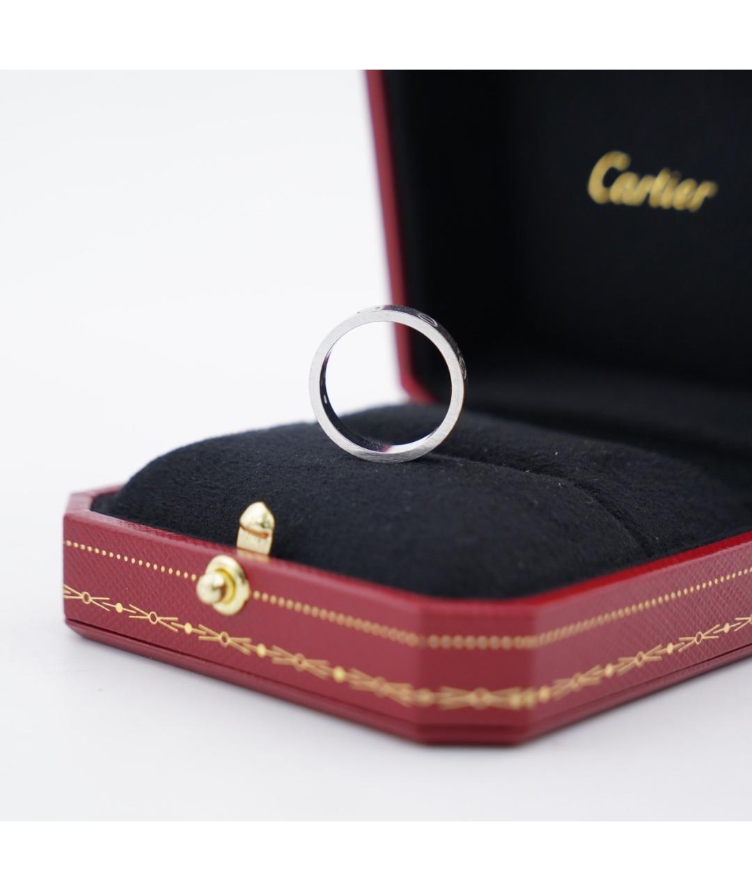 CARTIER Белое кольцо из белого золота, фото 2