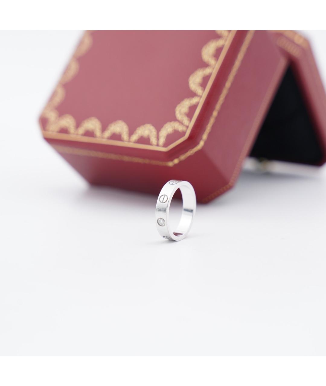 CARTIER Белое кольцо из белого золота, фото 3