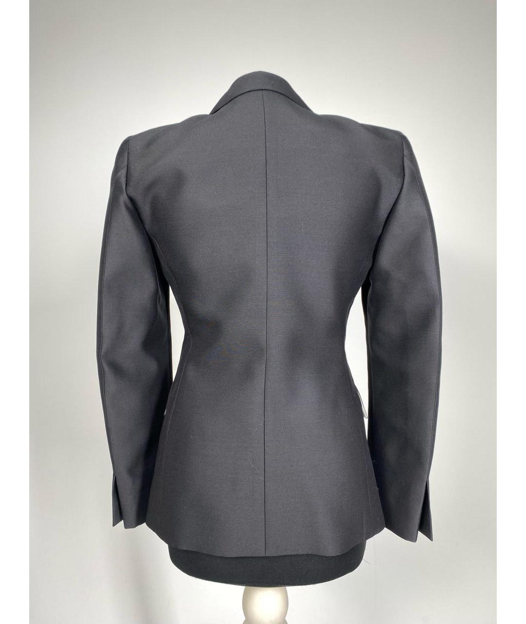 CELINE PRE-OWNED Черный шерстяной жакет/пиджак, фото 2