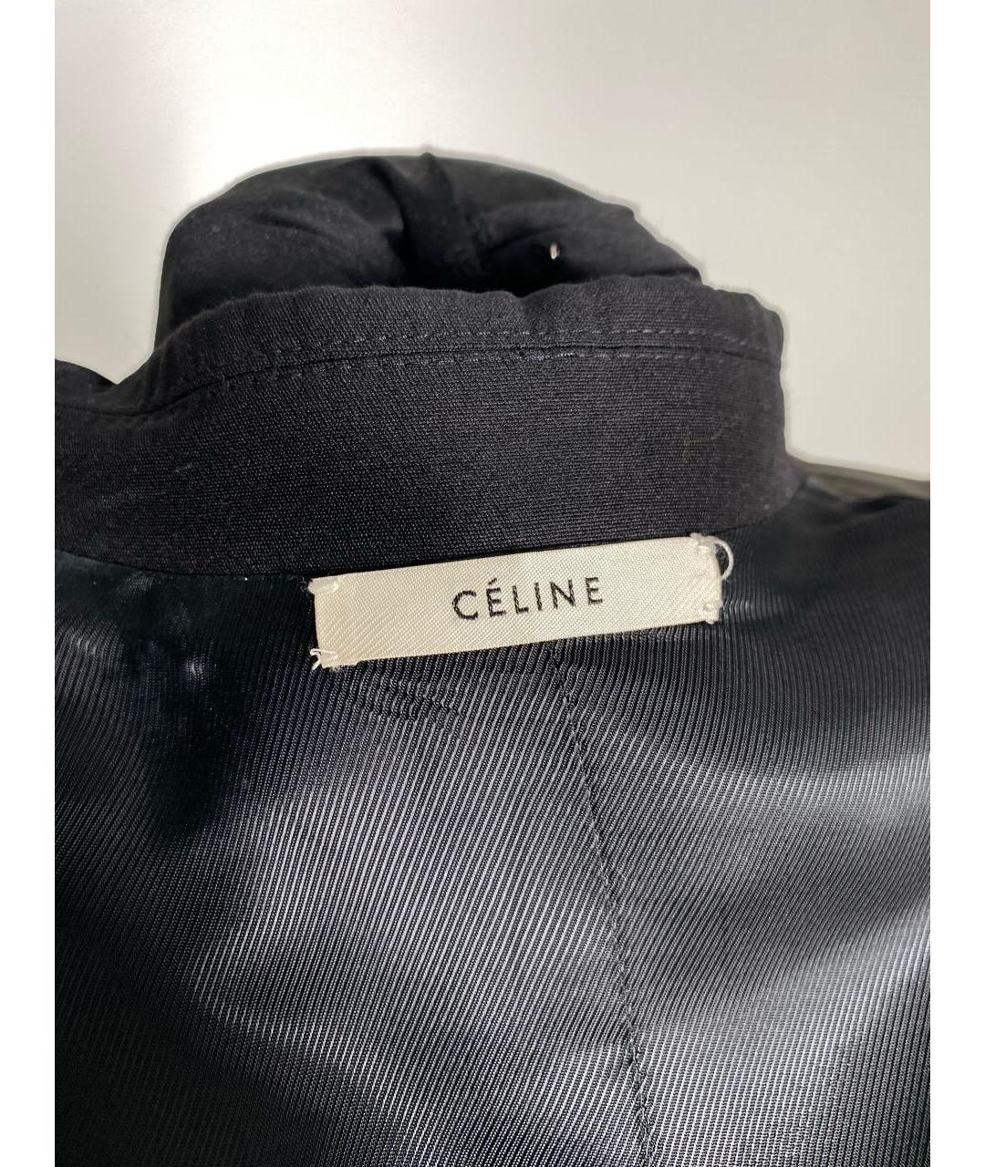 CELINE PRE-OWNED Черный шерстяной жакет/пиджак, фото 5