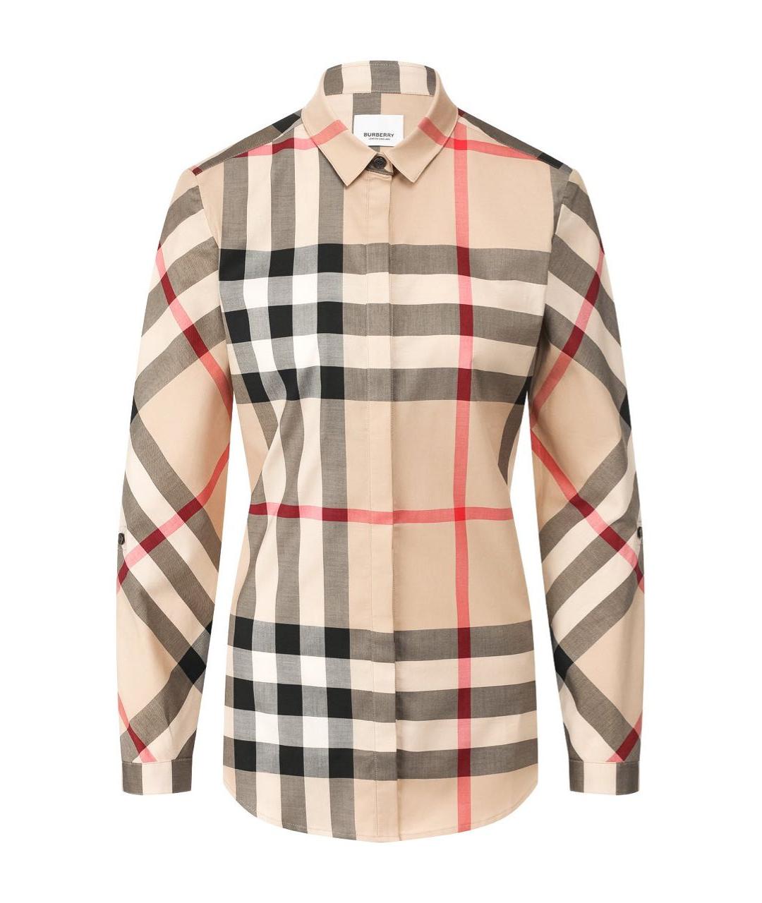 BURBERRY Мульти хлопковая рубашка, фото 1