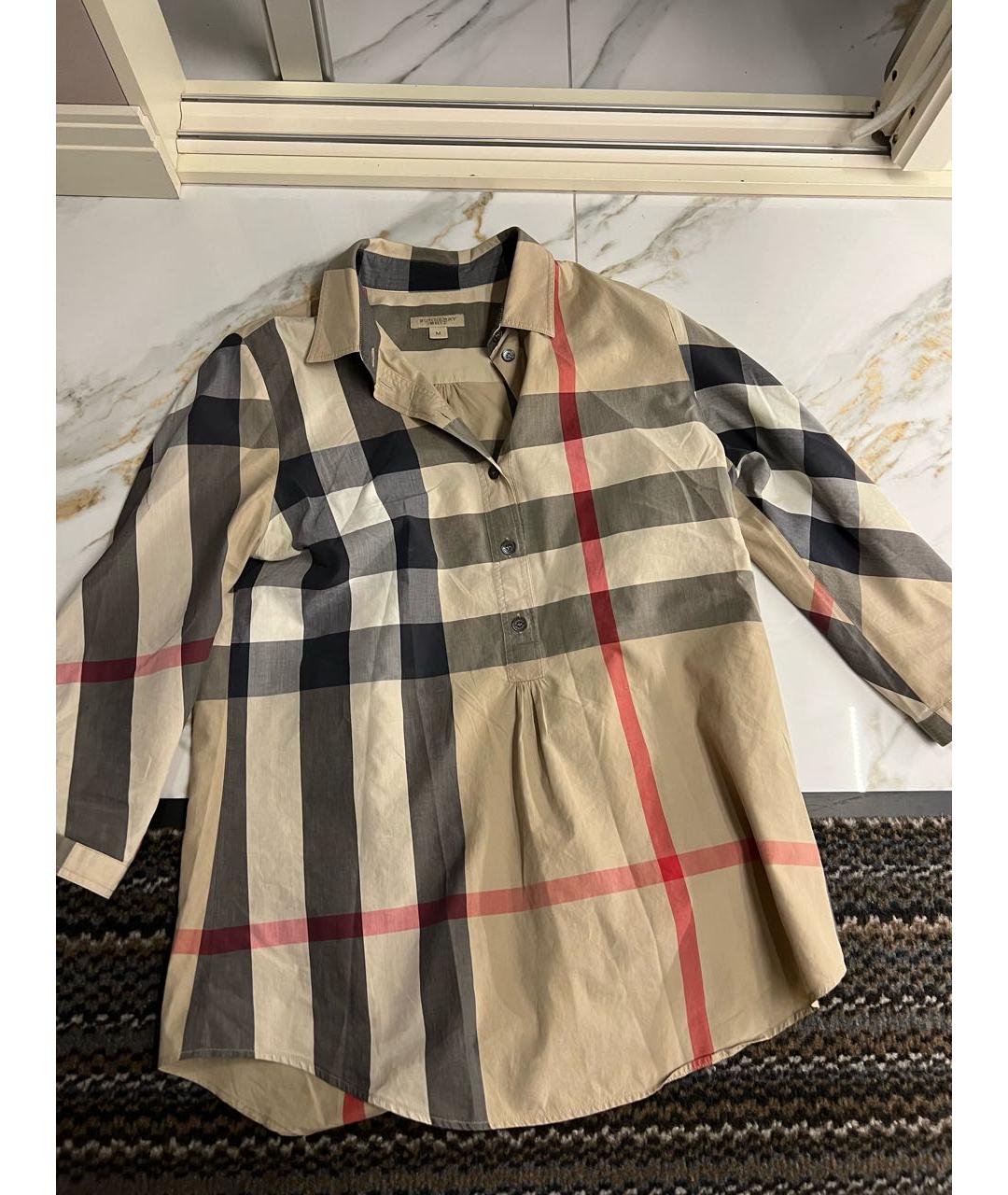 BURBERRY Мульти хлопковая рубашка, фото 2